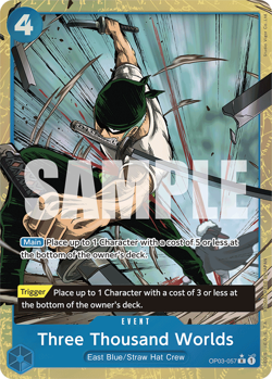 Three Thousand Worlds OP03-057 Alt One Piece Card NM - Image 1