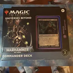 Magic the Gathering MTG Warhammer 40,000 - Necron Dynasties Commander Deck - Image 1