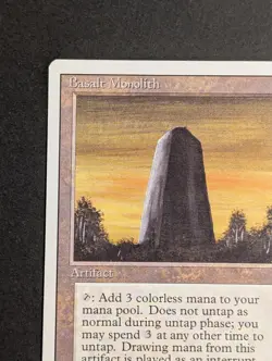 MTG Card - 1x Basalt Monolith - Revised (3ED) Edition - NM/LP - Vintage - Magic - Image 5