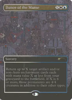 MTG Dance of the Manse (2104) *Galaxy Foil* Secret Lair: Deathburger MT/NM - Image 1