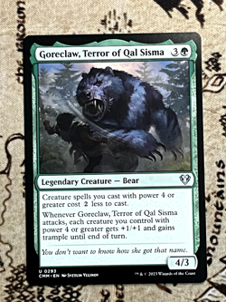 Goreclaw, Terror of Qal Sisma - Commander Masters - 293 - #Near Mint - Image 1