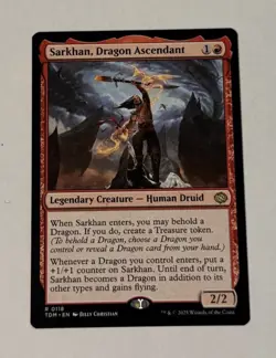 MTG Sarkhan, Dragon Ascendant - Tarkir Dragonstorm LP - Image 1