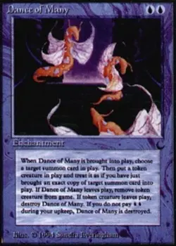 [1x] Dance of Many Slight Play, English The Dark MTG Magic - Image 1