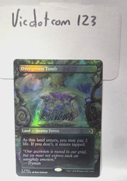 Overgrown Tomb - Borderless Rare - MTG #0350 FOIL - Lorwyn Eclipsed NM - Image 1