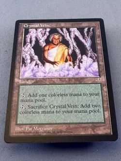 Crystal Vein Mirage MTG-Never Played Near Mint-Vintage Magic the Gathering - Image 3