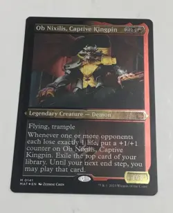 Ob Nixilis, Captive Kingpin (Foil Etched) March of the Machine: The Aftermath... - Image 1