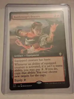 Battlemage's Bracers (Extended Art) Commander 2021 Regular - Image 1