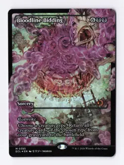 Bloodline Bidding (Showcase Foil) 0385 (M) MTG Lorwyn Eclipsed (ECL) - Image 1