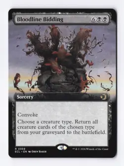 Bloodline Bidding (Extended Art) 0359 (R) MTG Lorwyn Eclipsed (ECL) - Image 1