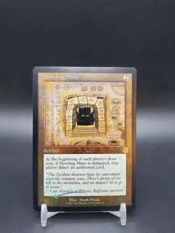 Howling Mine FOIL Schematic Retro Brother’s War NM MTG - Image 1