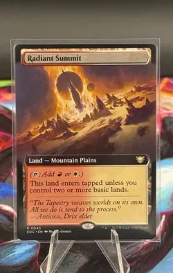 Radiant Summit 0043 Extended Art Commander: Edge of Eternities EOC MTG NM - Image 1