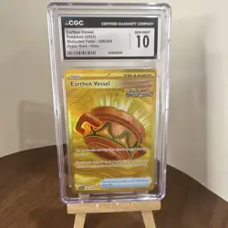 CGC 10 Pokemon Earthen Vessel 096/064 - SV: Shrouded Fable - Hyper Rare Holo - Image 1