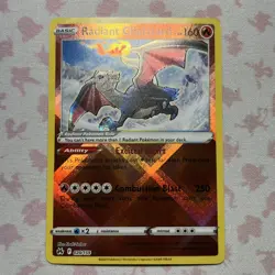 Radiant Charizard 020/159 Pokemon TCG Crown Zenith Holo - Image 1