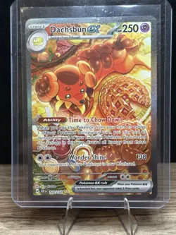 Pokemon TCG Dachsbun EX 160/142 Stellar Crown Mint Condition - Image 1