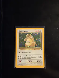 Pokemon TCG Kangaskhan 5/64 Jungle Holo Rare WOTC 1999 Vintage - LP - Image 1