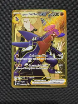 Pokemon TCG Cynthia’s Garchomp ex 241/182 SV10: Destined Rivals Hyper Rare NM - Image 1