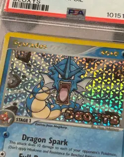 PSA 7 Gyarados 8/107 Reverse Holo Ex Deoxys Stamp Pokemon - Image 2