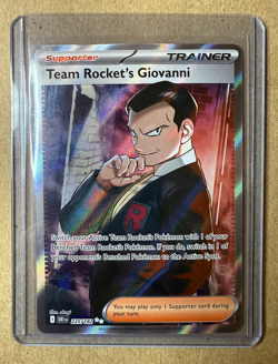 Pokemon TCG: Team Rocket's Giovanni 225/182 Sv10: Destined Rivals Holo NM - Image 1