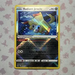 Radiant Jirachi 120/195 Pokemon TCG Swsh12: Silver Tempest Holo - Image 1