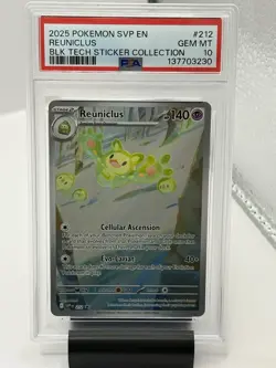 2025 Pokemon Reuniclus Black Star Promo SVP 212 PSA 10 GEM MINT - Image 1