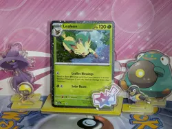 Leafeon 170 Svp Black Star Promo Double Swirl Holo Prismatic Evolutions Pokemon - Image 1