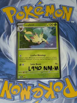 Leafeon 170 Svp Black Star Promo Double Swirl Holo Prismatic Evolutions Pokemon - Image 2