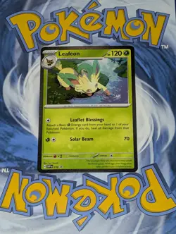 Leafeon 170 Svp Black Star Promo Double Swirl Holo Prismatic Evolutions Pokemon - Image 3