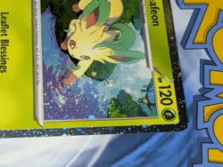 Leafeon 170 Svp Black Star Promo Double Swirl Holo Prismatic Evolutions Pokemon - Image 4