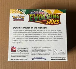 Pokemon Evolving Skies Booster Box (tear in seal & box) - Image 3
