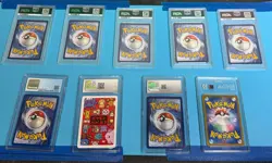 Pokemon Mixed Lot of 9 Slabs PSA, CGC, TAG, CHECK Pictures for Specfic Grades! - Image 2