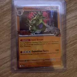 Pokemon Destined Rivals - Team Rocket's Tyranitar Prerelease stampede promo - Image 1