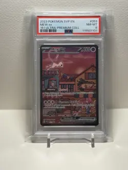 2023 Pokemon 151 English Mew EX #53 SVP Ultra Premium Collection PSA 8 - Image 5