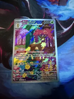 Sawsbuck 166/162 Temporal Forces IR NM Pokemon TCG - Image 1