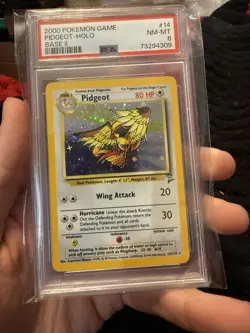 2000 Pokemon Game Base II 2 #14 Pidgeot Holo PSA 8 NM-MINT - Image 1