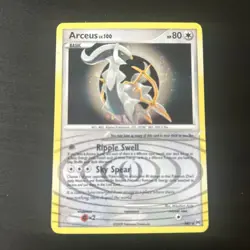 Arceus lv. 100 AR5 Pokemon TCG Platinum Arceus Holo Rare LP - Image 1