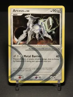 Pokemon Arceus AR9 Platinum Arceus Holo Rare (Metal) - MP - Image 1
