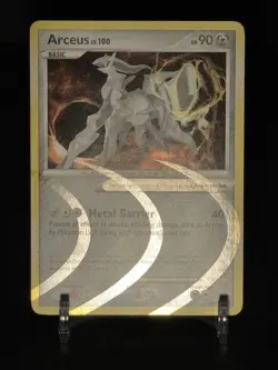 Pokemon Arceus AR9 Platinum Arceus Holo Rare (Metal) - MP - Image 3