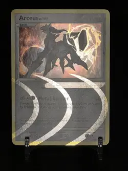 Pokemon Arceus AR9 Platinum Arceus Holo Rare (Metal) - MP - Image 4