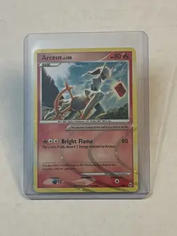 Pokemon TCG Arceus AR3 Platinum Arceus Holo Rare 2009 NM - Image 1