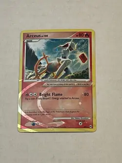 Pokemon TCG Arceus AR3 Platinum Arceus Holo Rare 2009 NM - Image 3