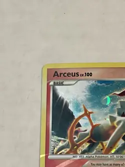 Pokemon TCG Arceus AR3 Platinum Arceus Holo Rare 2009 NM - Image 4