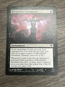 1x Bloodchief Ascension Heavy Play MTG Magic - Image 1