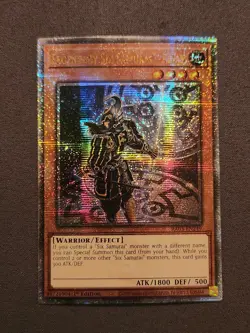 YuGiOh Legendary Six Samurai - Kizan RA03-EN249 Quarter Century Secret 1st Ed NM - Image 1