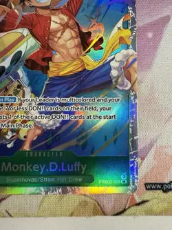 Monkey.D.Luffy PRB02-005 - One Piece TCG - SR Foil Near-Mint English - Image 3