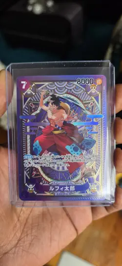 ONE PIECE Luffy-Tarou SP Alt Art ST18-005 SR A Fist of Divine Speed Japanese - Image 1