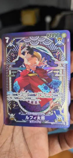 ONE PIECE Luffy-Tarou SP Alt Art ST18-005 SR A Fist of Divine Speed Japanese - Image 3