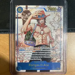 OP13-119( Carrying On His Will) Portgas D Ace SEC (One Piece TCG) ENGLISH - Image 1