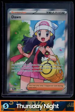 2025 POKEMON PHANTASMAL FLAMES - PFL EN #118/094 DAWN FULL ART ULTRA RARE - Image 1