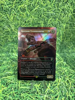 MTG Ravenous Tyrannosaurus (Borderless) Universes Beyond: Jurassic World - Image 2