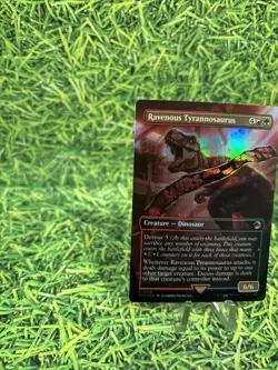 MTG Ravenous Tyrannosaurus (Borderless) Universes Beyond: Jurassic World - Image 4